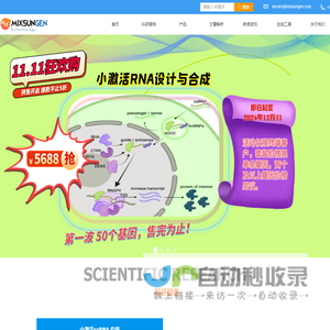 小激活RNA (saRNA)、小干扰RNA(siRNA)设计与合成、基因编辑（CRISPR/Cas9）,AAV/LV/ADV