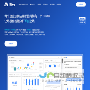 衡石科技|新一代 AI 增强的 BI PaaS-面向SaaS集成的企业级BI-基于指标平台的ChatBI