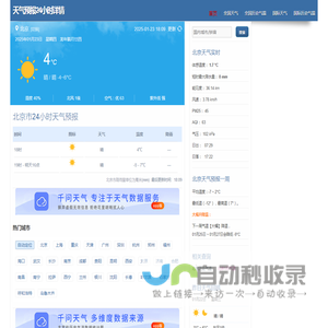天气预报24小时详情,历史每月气温降雨查询 - 天气二四网