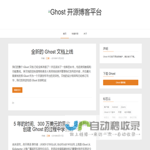 Ghost 开源博客平台 | Ghost中文网