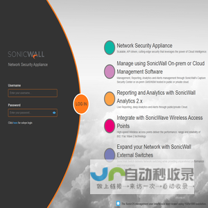 SonicWall Network Security Login